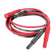 Power Supply Leads, Retractable Sheathed, 3 Ft, Set Of 2