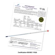 DURAC® Plus™ Individually Calibrated ASTM Liquid-In-Glass Thermometers, Organic Liquid Fill