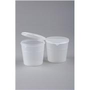 8 oz. Flip Top Polypropylene Vials with Lock Seal