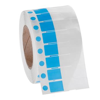 Cryo WrapTAG™ Thermal Transfer Wrap-Around Cryogenic Circle Labels (from -196° to +100°C)