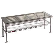 Gowning Benches with Standard Undershelf