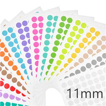 LABTAG™ Cryogenic Color Dot Labels for 1.5mL Microtubes (0.44")