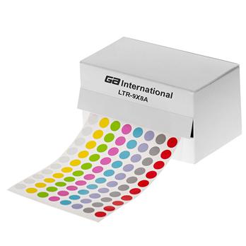 LABTAG™ Cryogenic Color Dot Label Rolls (0.35")