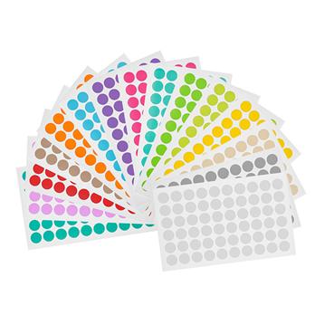 LABTAG™ Cryogenic Color Dot Labels for 1.5mL Microtubes (0.50")