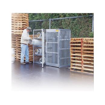 Cylinder Lockers for Safe Storage of Compressed Gas Cylinders