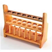 Wooden Test Tube Rack, 13-Tube