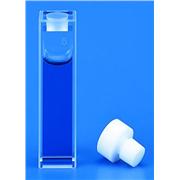 Fluorimeter cuvettes Polymethacrylate, without stopper