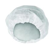 KleenGuard™ A20 Breathable Particle Protection Bouffant Caps (66829), Cleanroom Packaging, Serged Seams, Elastic Opening, 24”, One Size, White, 500 / Case, 5 Boxes of 100