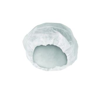 KleenGuard™ A20 Breathable Particle Protection Bouffant Caps (66829), Cleanroom Packaging, Serged Seams, Elastic Opening, 24”, One Size, White, 500 / Case, 5 Boxes of 100