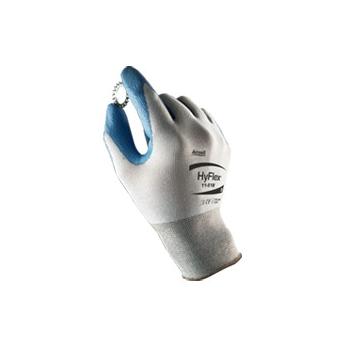 11-518 HyFlex® Light Duty, Blue Polyurethane, Cut Resistant Gloves