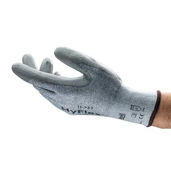11-727 HyFlex® Palm Dipped Medium Duty, 15 Gauge Gloves with INTERCEPT™ Technology
