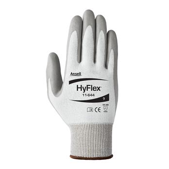 11-644 HyFlex® Light Duty Gray Polyurethane Gloves