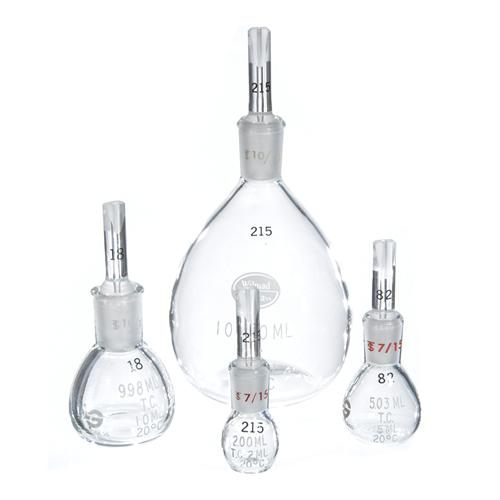 2ml Capacity Corning Pyrex Borosilicate Glass Gay-Lussac Specific Gravity Bottle 