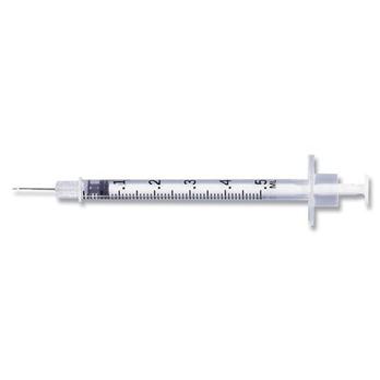 1/2mL Tuberculin Syringe with Permanently Attached Needle