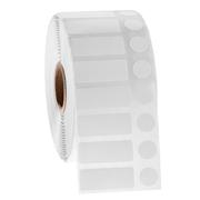 Deep-Freeze TT-Tag™ - Rectangle+Circle Labels for Barcode and Thermal-Transfer Printers, 1.25" x 0.5" + 0.437"