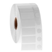 Deep-Freeze TT-Tag™ - Rectangle+Circle Labels for Barcode and Thermal-Transfer Printers, 1.25" x 0.625" + 0.4375"