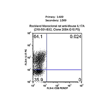 Anti-Mouse IL-17A (RAT) Monoclonal Antibody, 100µg, Liquid (sterile filtered)