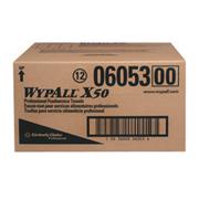 WypAll® X50 Extended Use Foodservice Towels Reusable Cloths (06053), Quarterfold, White, 1 Box, 200 Sheets