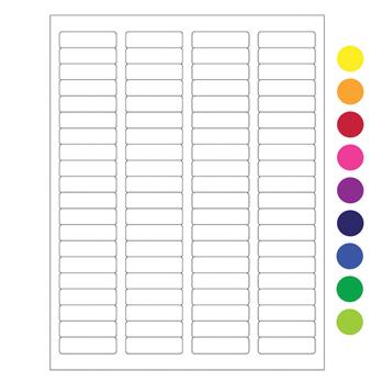 Laser & Inkjet Matte Paper Labels - 1.75" x 0.5"
