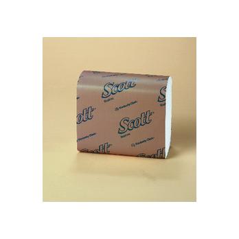 Scott® Tall Fold Paper Napkins (98710), Disposable, Snack-Sized, 1-Ply, 20 Packs of 500 Beverage Napkins (10,000 / Case)