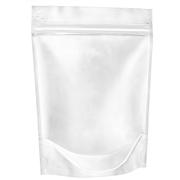 Plastic Heat Sealable Bags - Single Seal Window - Rectangle - White - 7.1  - Small - 100 Count Box