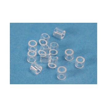 Raschig rings borosilicate glass, L × O.D. × thickness 6 mm × 6 mm × 1 mm 