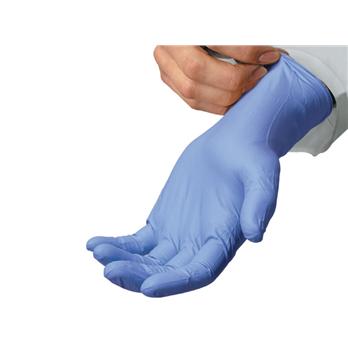 Blue Powder Free Nitrile Gloves, 3.7mil