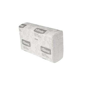 Kleenex® C Fold Paper Towels (01500), Absorbent, White, 16 Packs / Case, 150 C-Fold Towels / Pack, 2,400 Towels / Case