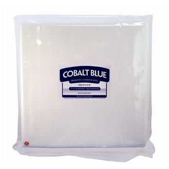 Cobalt Blue Sterile Dry Wipes, ISO Class 5
