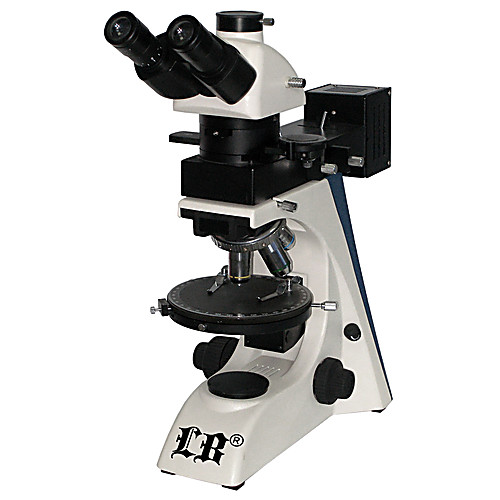 Reflected Polarizing Trinocular Microscope with Wide Field and Bertrand