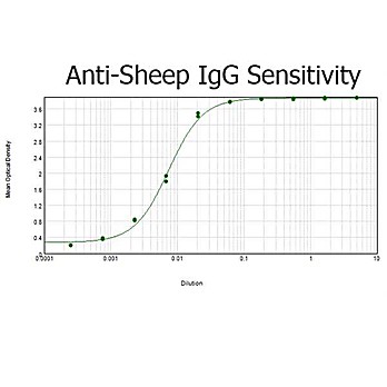 Anti-SHEEP IgG (H&L) (DONKEY) Antibody Peroxidase Conjugated, 2mg, Lyophilized