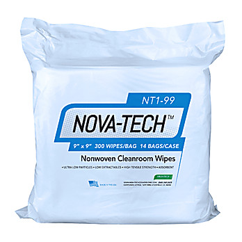 NOVA-TECH™ Lint Free Nonwoven Cleanroom Wipes