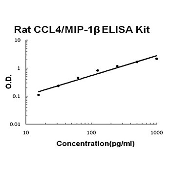 Rat CCL4/MIP-1 beta AccuSignal ELISA Kit, 1Kit