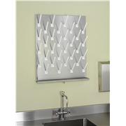 V' Victoria Stainless Steel Lab Pegboard Drying Racks