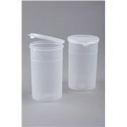 10 oz. Flip Top Polypropylene Vials with Lock Seal