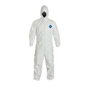 Tyvek® 400 Coveralls with Respirator Fit Hood, Elastic Wrists & Ankles