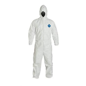 Tyvek® 400 Coveralls with Respirator Fit Hood, Elastic Wrists & Ankles