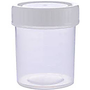 Thermo Scientific Samco Clicktainer 120ml PP Plastic Leakproof Specimen Vial - Clear 53 mm