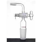 Synthware Vacuum Adapters with Glass Stopcocks, 90°