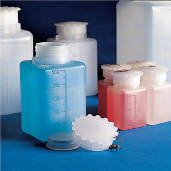Wide Mouth, Square (Rigid) PE Bottles