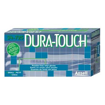 34-725 Dura-Touch® Standard Disposable Vinyl Gloves