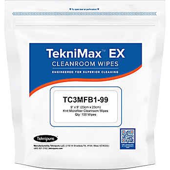 TEKNIMAX™ EX Knit Microfiber Cleanroom Wipes