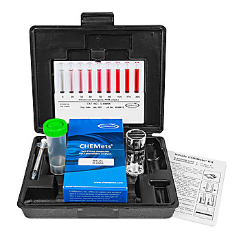 Nitrate CHEMets Kit, Range: 0-225 ppm