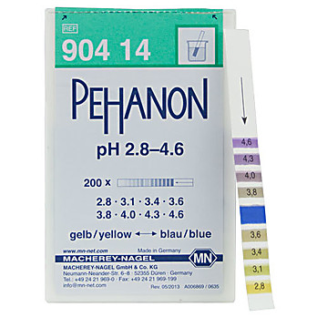 PEHANON pH 2.8-4.8 - box of 200 strips 