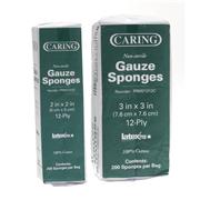 Caring® Woven Non-Sterile Gauze Sponges