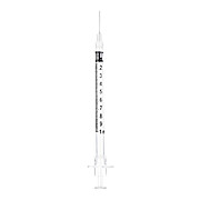SOL-CARE TB Safety Syringe w/Fixed Needle