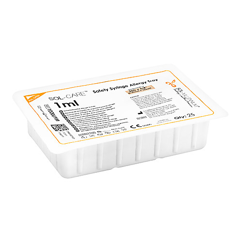 Safety Syringe Allergy Tray