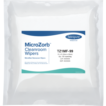 Teknipure MicroZorb™ Nonwoven Microfiber Cleanroom Wipers