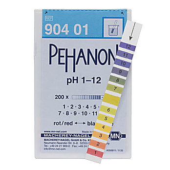 PEHANON pH 1 - 12 - box of 200 strips 