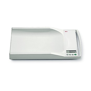Digital Baby Scale with Built-in Handle seca® 334 Digital LCD Display 44 lbs. Capacity White AC Adapter / Battery Operated